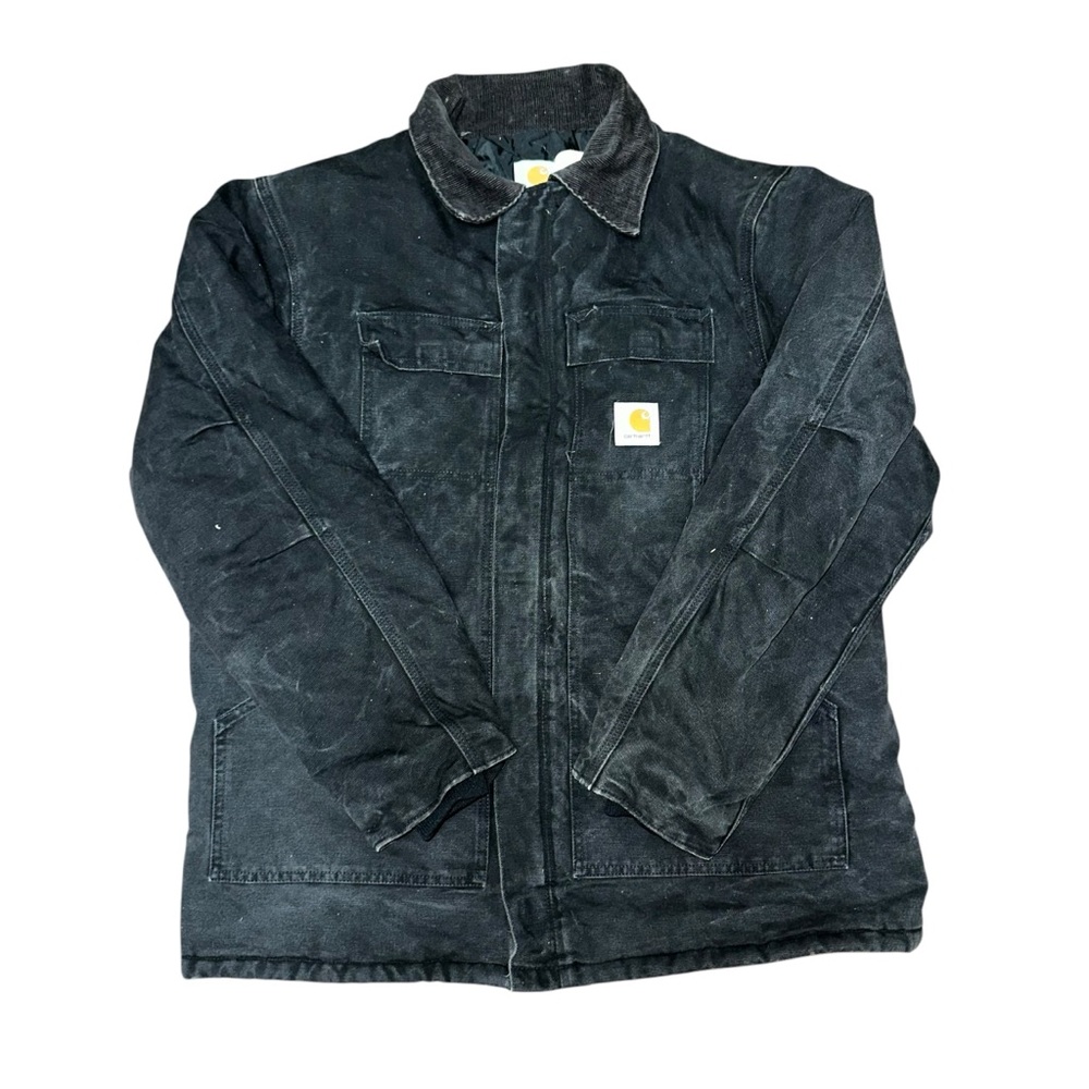 Carhartt Mens RUGGED FLEX® RELAXED FIT CANVAS FLEECE-LINED SHIRT JAC Size M